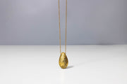 Todd Reed necklace in 18k yellow gold, blue sapphires(~.74 ct)